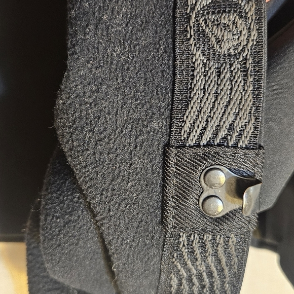 Volcom Battle Nimbus Stretch Pant Skinny Fit Snow Ski Zip Tech Flare Black M - Picture 9 of 10